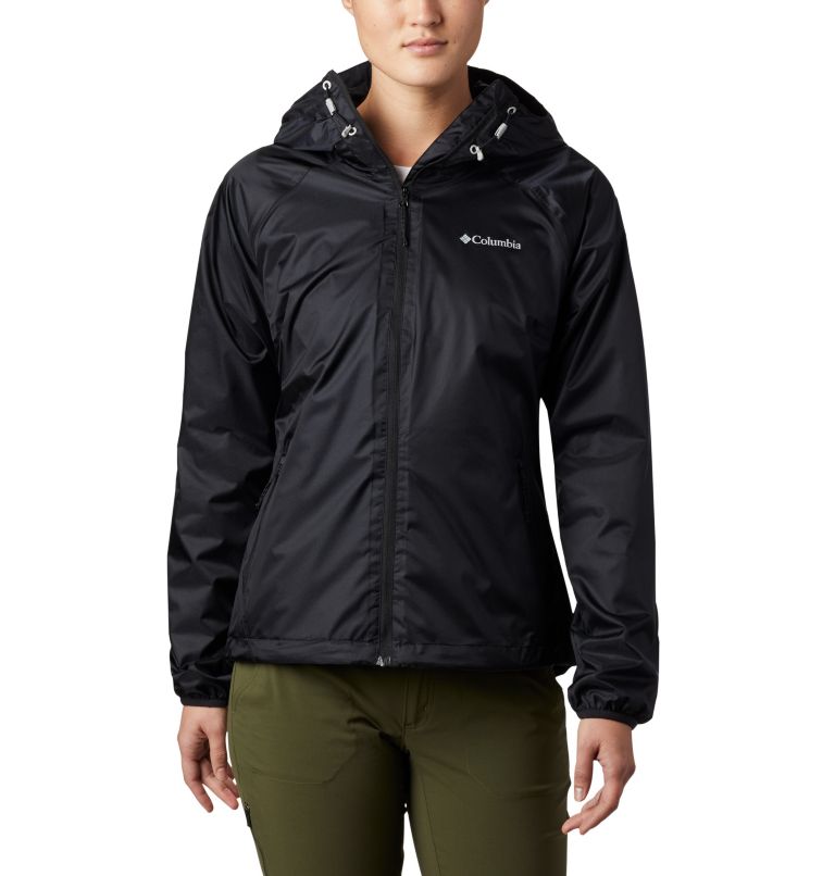 Thumbnail: Women's Ulica Rain Jacket, Color: Black Sheen, image 1