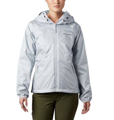 Women's Ulica&trade; Rain Jacket Ulica&trade; Jacket | 456 | XS, Cirrus Grey Sheen, front