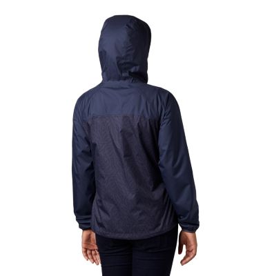 Women's Ulica&trade; Rain Jacket Ulica&trade; Jacket | 456 | XS, Nocturnal, Nocturnal Ferny Ferns Print, back