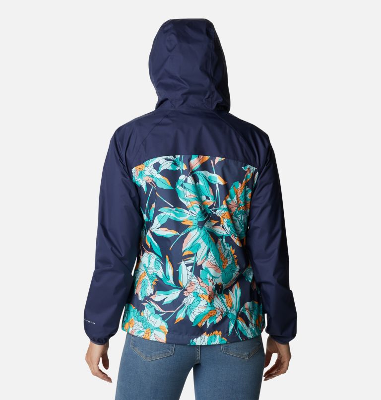 Multi colored rain jacket outlet