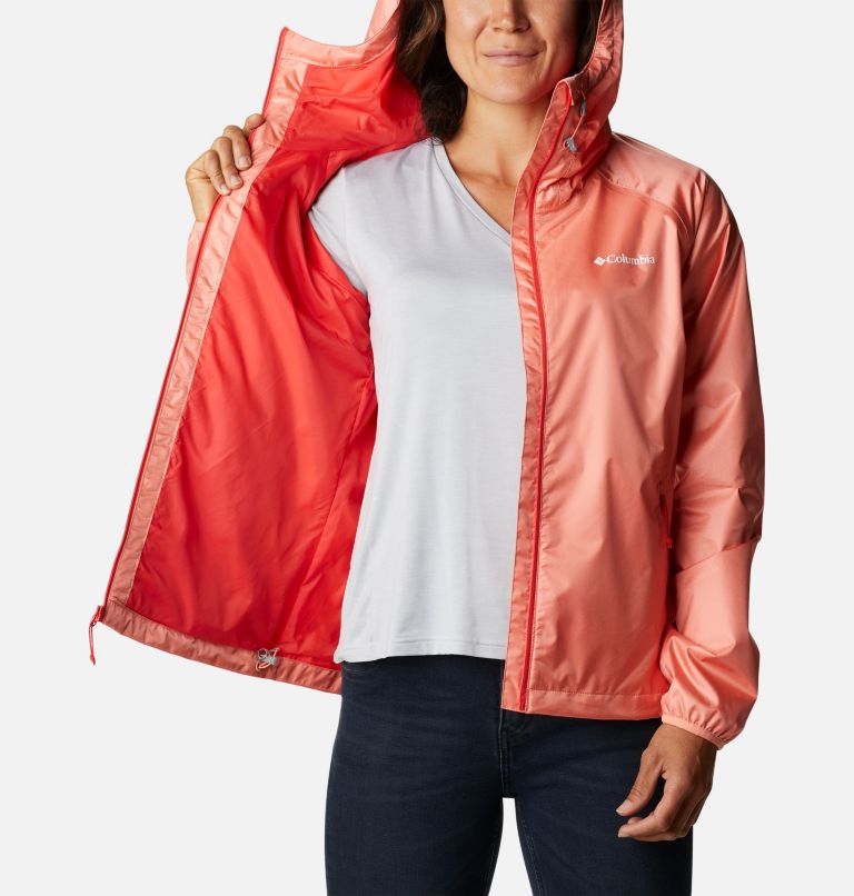 Rains jacket coral online