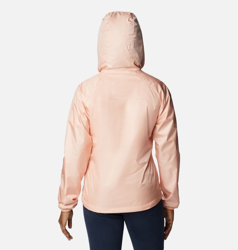 Thumbnail: Women's Ulica Rain Jacket, Color: Peach Blossom Sheen, image 2
