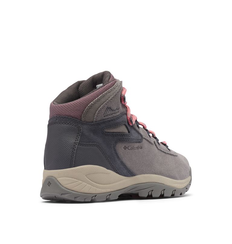 Women’s Newton Ridge Plus Waterproof Amped Hiking Boot, Color: Stratus, Canyon Rose, image 9