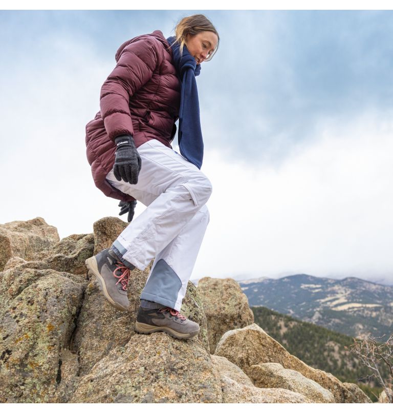 Thumbnail: Women's Newton Ridge Plus Waterproof Amped Hiking Boot, Color: Stratus, Canyon Rose, image 10