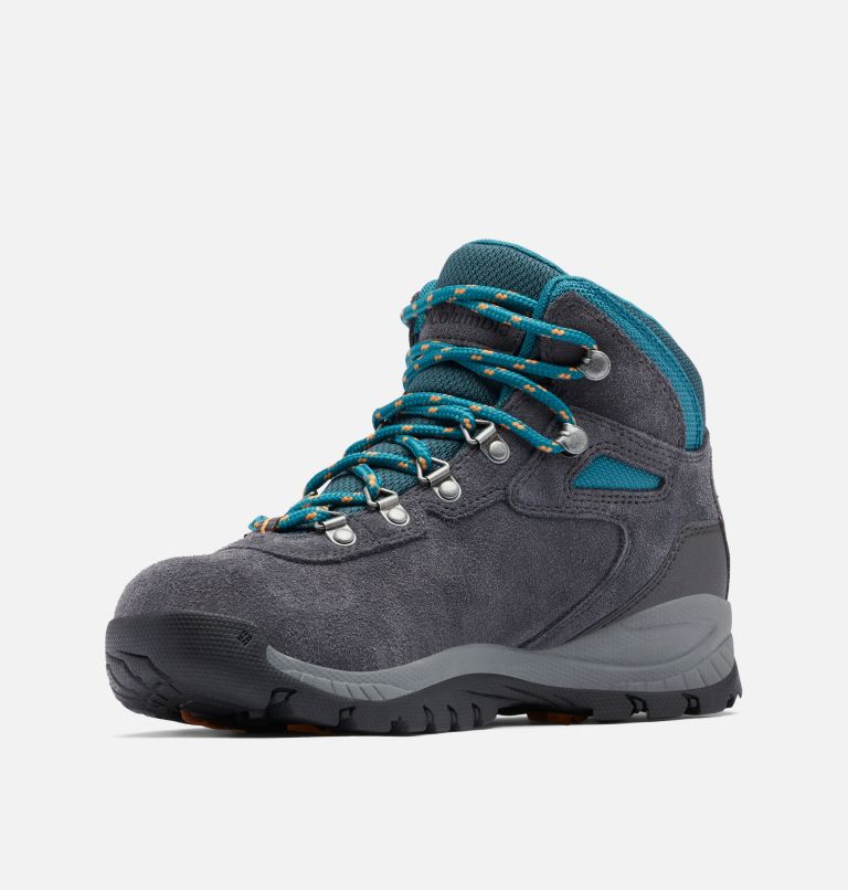 Thumbnail: Women’s Newton Ridge Plus Waterproof Amped Hiking Boot, Color: Shark, River Blue, image 6