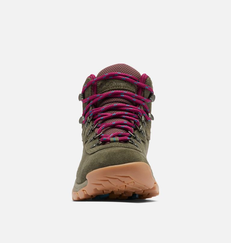 Thumbnail: Women’s Newton Ridge Plus Waterproof Amped Hiking Boot, Color: Peatmoss, Red Onion, image 7