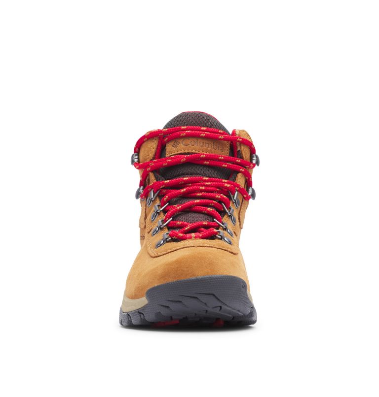 Women’s Newton Ridge Plus Waterproof Amped Hiking Boot, Color: Elk, Mountain Red, image 7