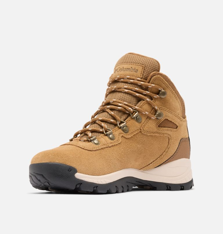 Women's Newton Ridge Plus Waterproof Amped Hiking Boot, Color: Elk, Dark Stone, image 6