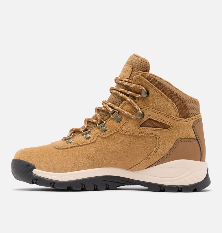 Women's Newton Ridge Plus Waterproof Amped Hiking Boot, Color: Elk, Dark Stone, image 5