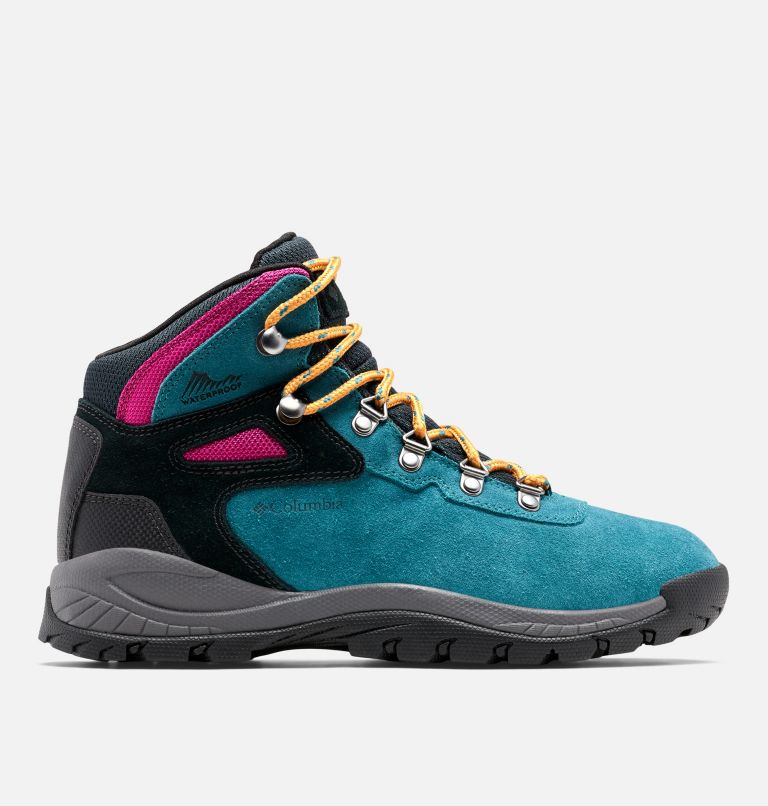 Women’s Newton Ridge Plus Waterproof Amped Hiking Boot, Color: Poseidon, Black, image 1