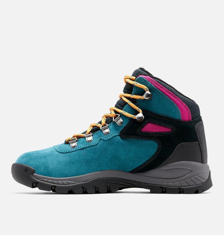 Women’s Newton Ridge Plus Waterproof Amped Hiking Boot, Color: Poseidon, Black, image 5