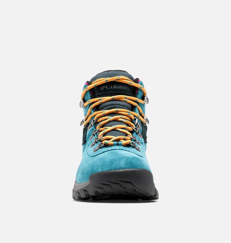 Thumbnail: Women's Newton Ridge Plus Waterproof Amped Hiking Boot - Wide, Color: Poseidon, Black, image 7