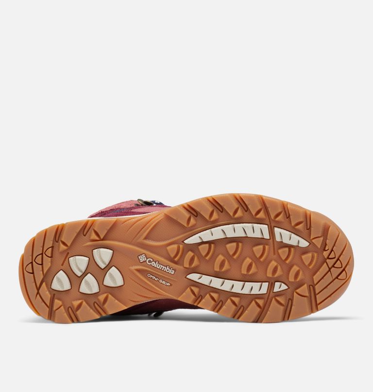 Women’s Newton Ridge Plus Waterproof Amped Hiking Boot, Color: Beetroot, Deep Madeira, image 4