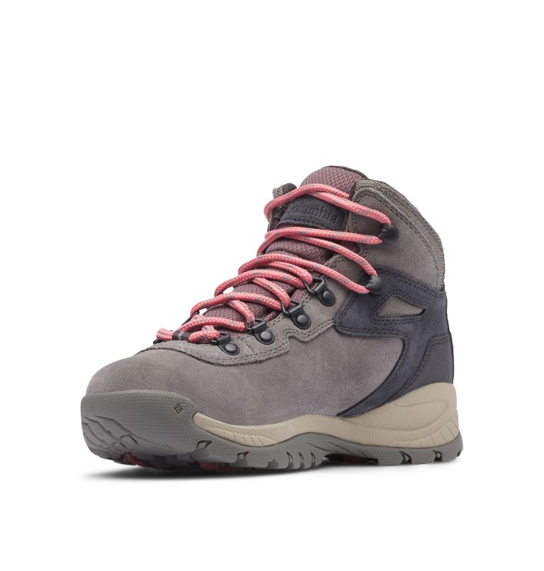 Women’s Newton Ridge Plus Waterproof Amped Hiking Boot - Wide, Color: Stratus, Canyon Rose, image 6