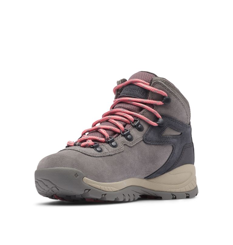 Women's Newton Ridge Plus Waterproof Amped Hiking Boot - Wide, Color: Stratus, Canyon Rose, image 6