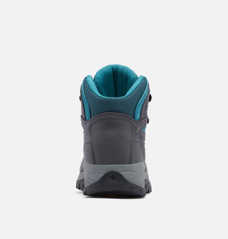 Women’s Newton Ridge Plus Waterproof Amped Hiking Boot - Wide, Color: Shark, River Blue, image 8