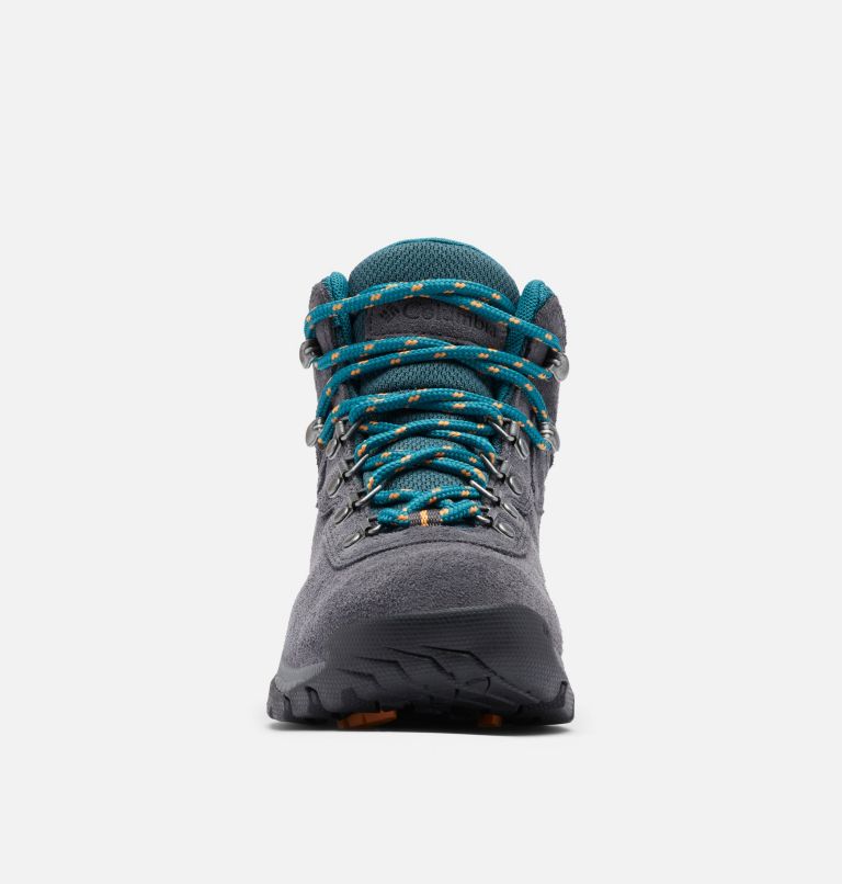 Women’s Newton Ridge Plus Waterproof Amped Hiking Boot - Wide, Color: Shark, River Blue, image 7