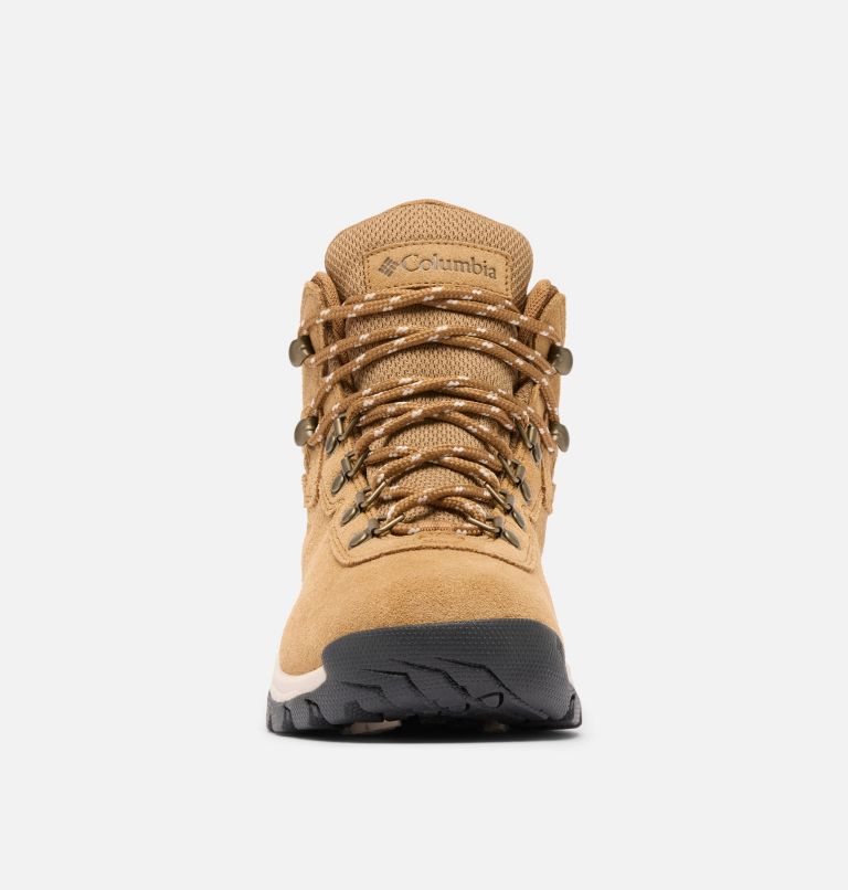 Women’s Newton Ridge Plus Waterproof Amped Hiking Boot - Wide, Color: Elk, Dark Stone, image 8