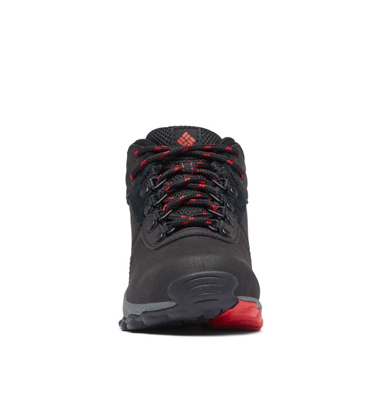 Thumbnail: Big Kids’ Newton Ridge Waterproof Hiking Boot - Wide, Color: Black, Mountain Red, image 7