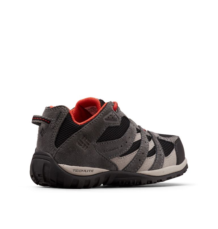 Thumbnail: Big Kids’ Redmond Waterproof Shoe, Color: Black, Flame, image 9