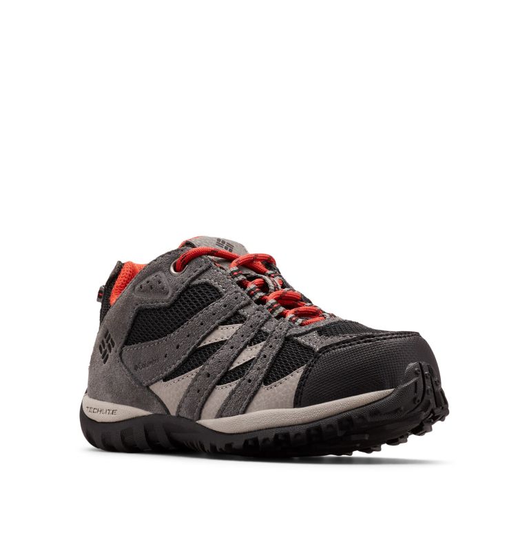 Thumbnail: Big Kids’ Redmond Waterproof Shoe, Color: Black, Flame, image 2