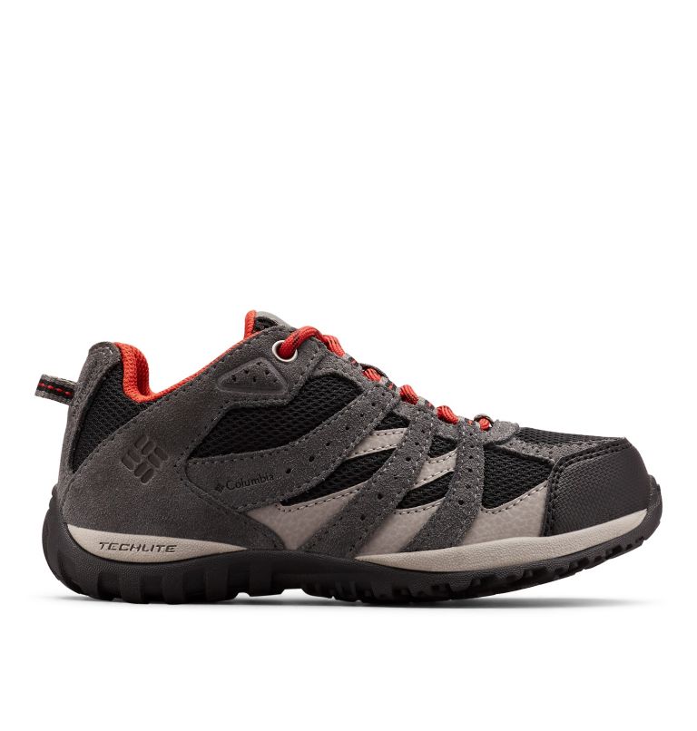 Thumbnail: Big Kids’ Redmond Waterproof Shoe, Color: Black, Flame, image 1