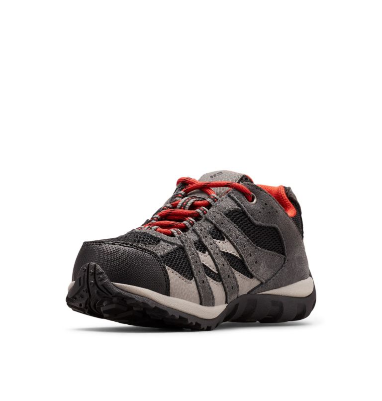 Youth Redmond Waterproof Shoes, Color: Black, Flame, image 6