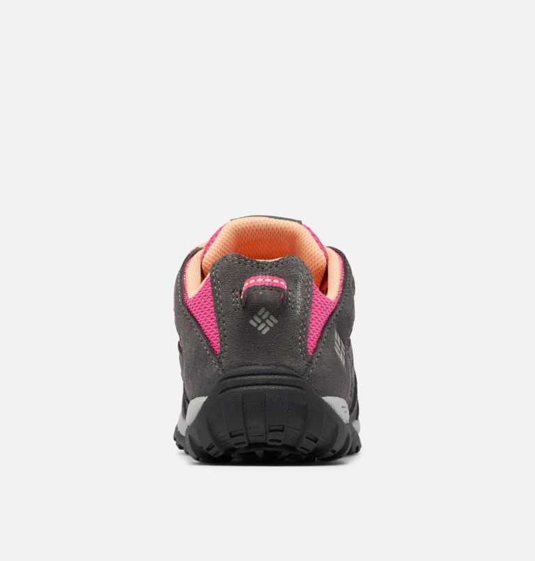 Thumbnail: Youth Redmond Waterproof Shoes, Color: Dark Grey, Pink Ice, image 8