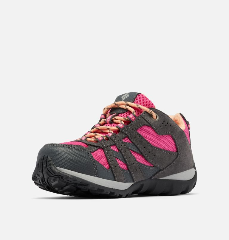 Thumbnail: Youth Redmond Waterproof Shoes, Color: Dark Grey, Pink Ice, image 6