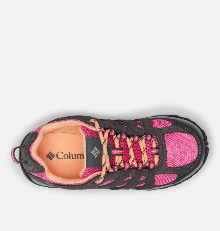 Youth Redmond Waterproof Shoes, Color: Dark Grey, Pink Ice, image 3