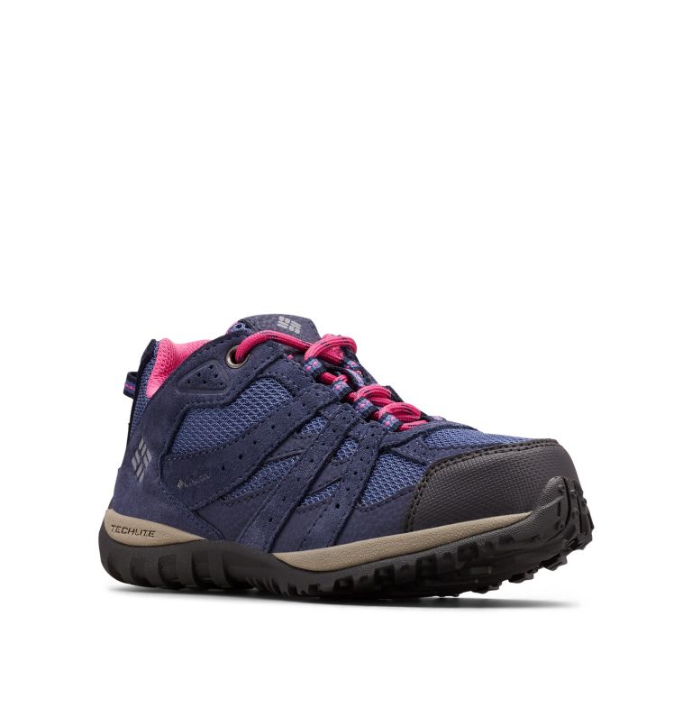 Thumbnail: Big Kids’ Redmond Waterproof Shoe, Color: Bluebell, Pink Ice, image 2