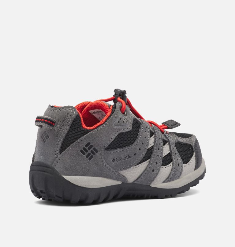 Little Kids’ Redmond Waterproof Shoe, Color: Black, Flame, image 9