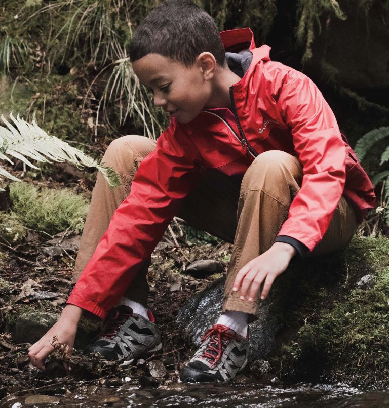 Thumbnail: Little Kids’ Redmond Waterproof Shoe, Color: Black, Flame, image 10