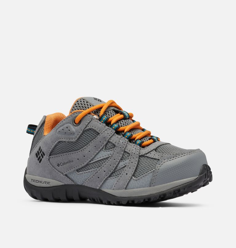 Thumbnail: Kid’s Redmond Waterproof Shoes, Color: Ti Grey Steel, Gold Amber, image 2