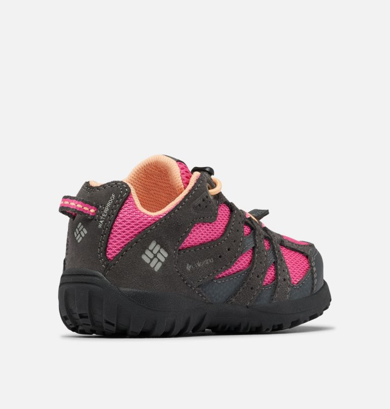 Kid’s Redmond Waterproof Shoes, Color: Dark Grey, Pink Ice, image 9