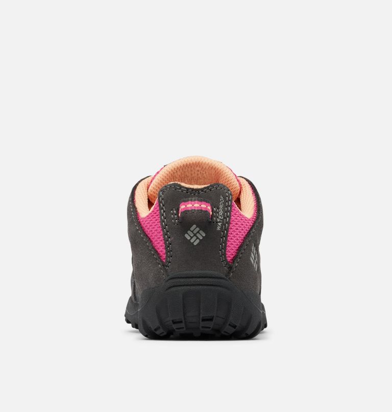 Kid’s Redmond Waterproof Shoes, Color: Dark Grey, Pink Ice, image 8