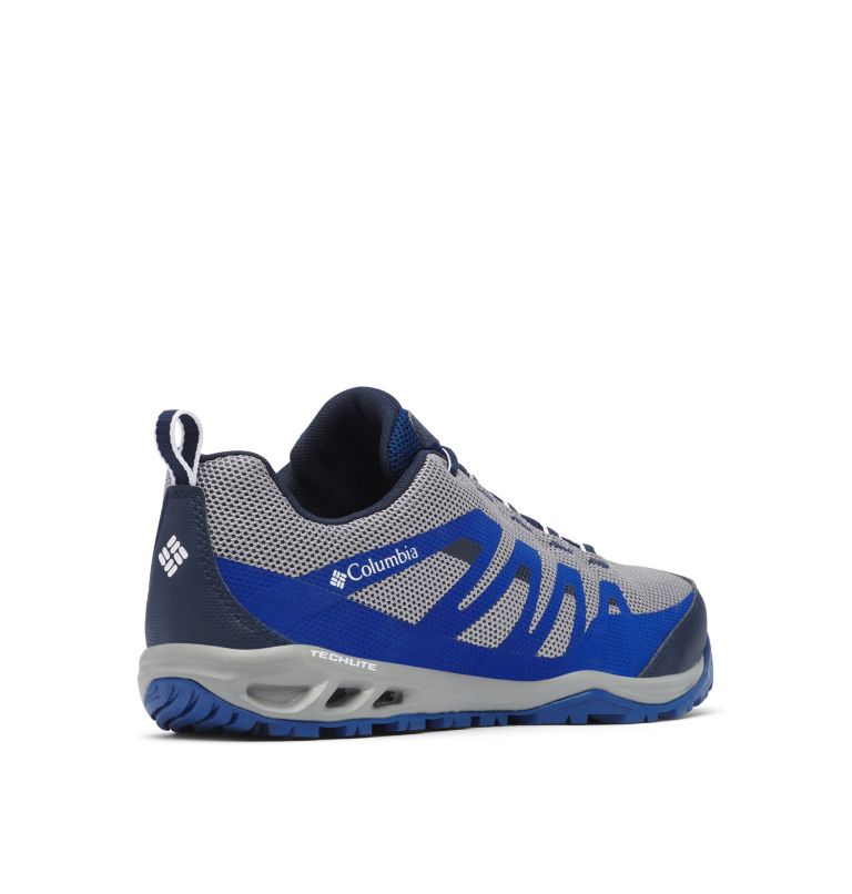 Men's Vapor Vent Shoe, Color: Steam, Royal, image 9