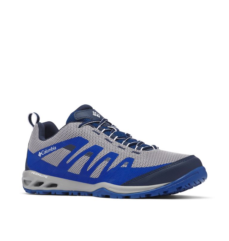 Men's Vapor Vent Shoe, Color: Steam, Royal, image 2