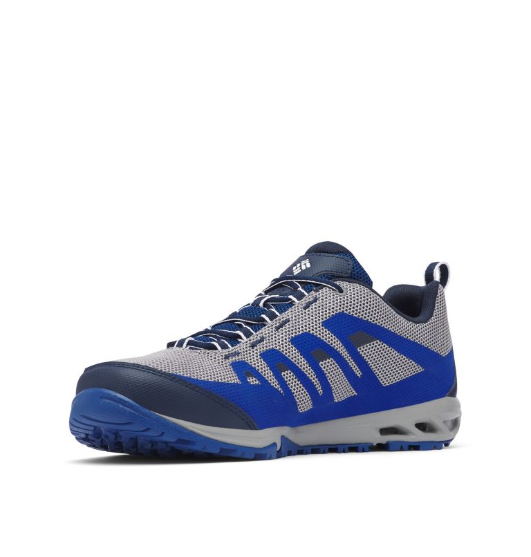 Men's Vapor Vent Shoe, Color: Steam, Royal, image 6