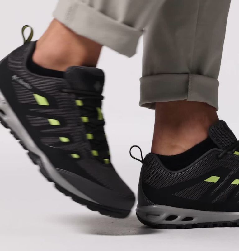 Men’s Vapor Vent Shoe, Color: Dark Grey, Napa Green