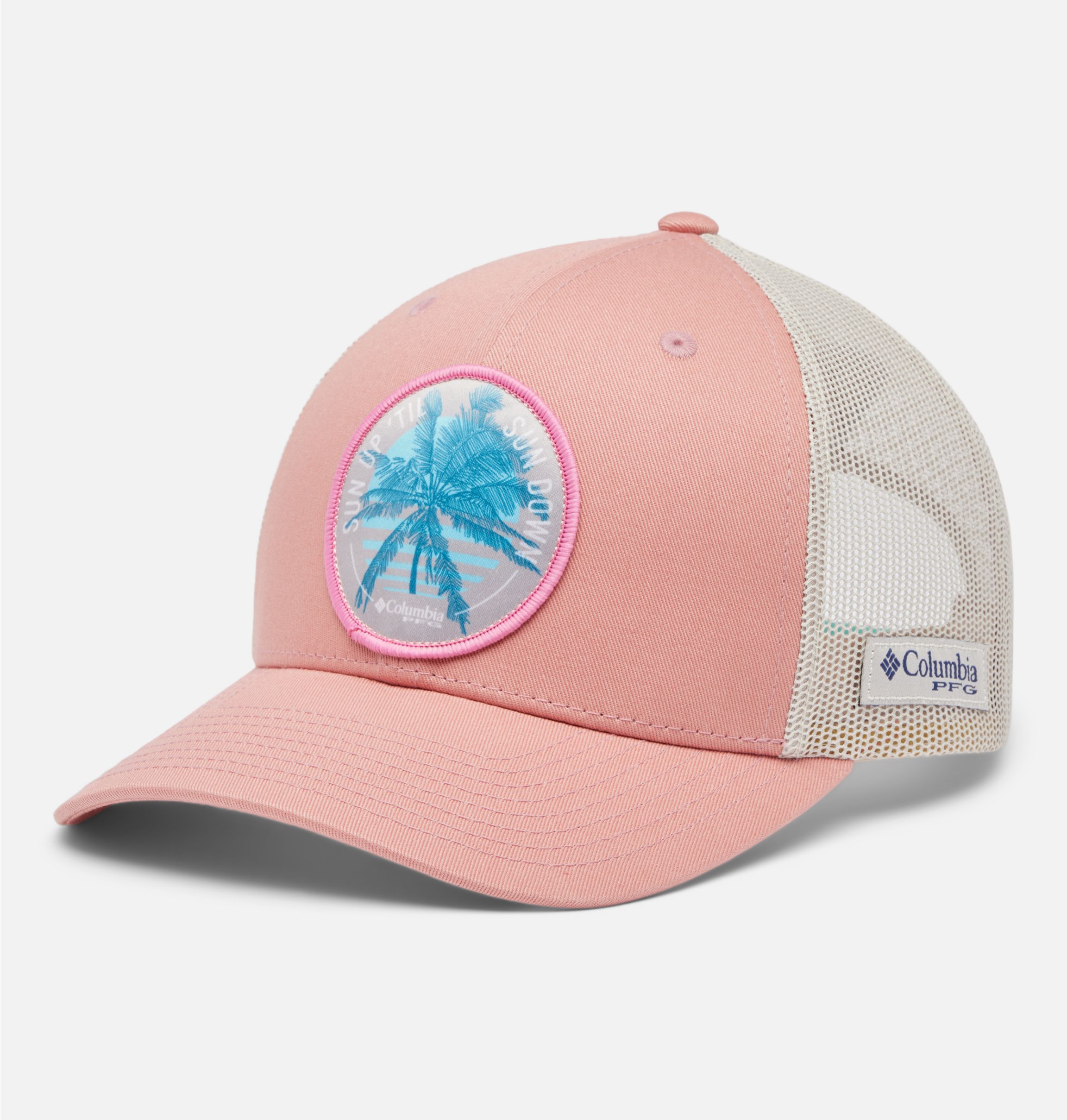 Columbia Women's PFG Mesh Ball Cap - Sandalwood Pink - OSFM