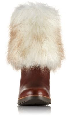 short sorel boots with fur