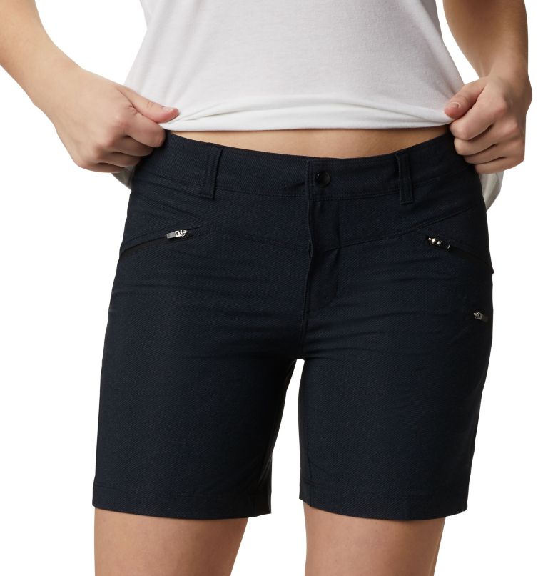 Pantalones Senderismo Mujer, Short Peak to Point™ para mujer Black