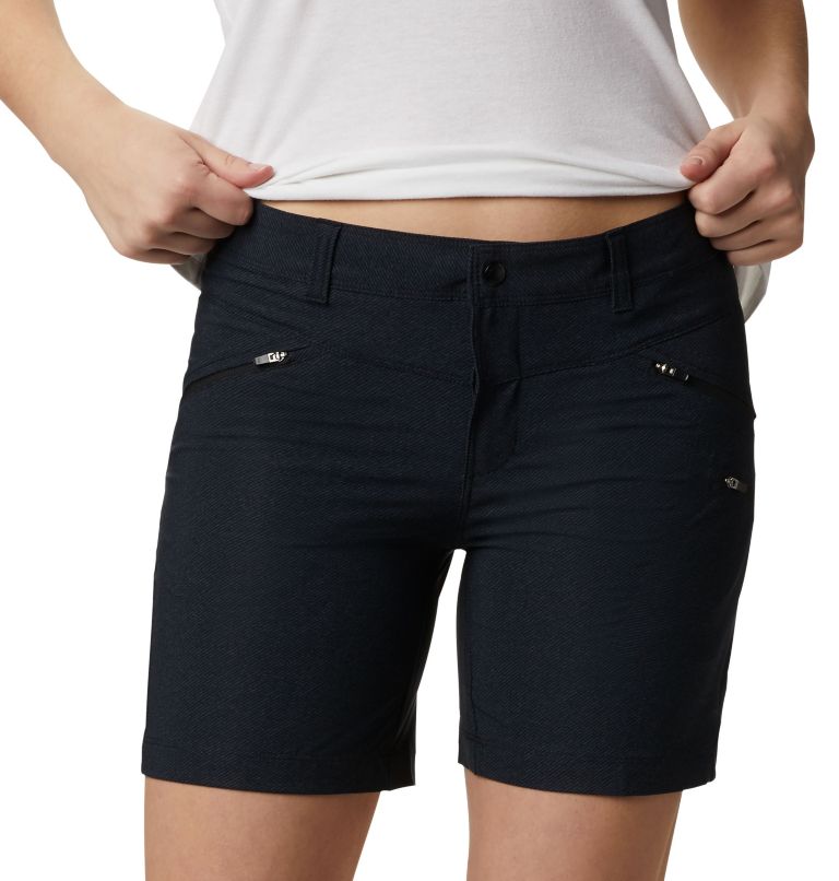 Thumbnail: Women's Peak to Point Shorts, Color: Black Denims Print, image 4