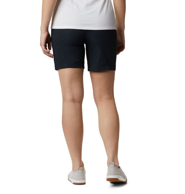 Thumbnail: Women's Peak to Point Shorts, Color: Black Denims Print, image 2