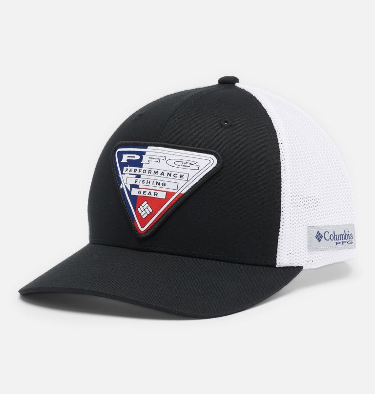 PFG Mesh Stateside Ball Cap - Texas, Color: Black, Texas Triangle