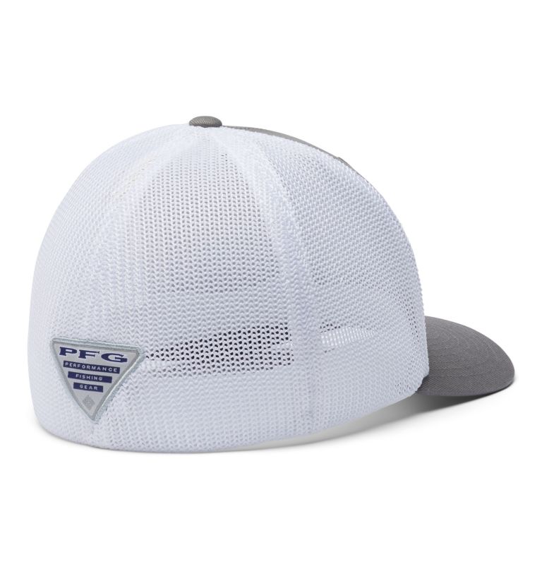 PFG Mesh Stateside Ball Cap, Color: Titanium, Canada Triangle, image 2