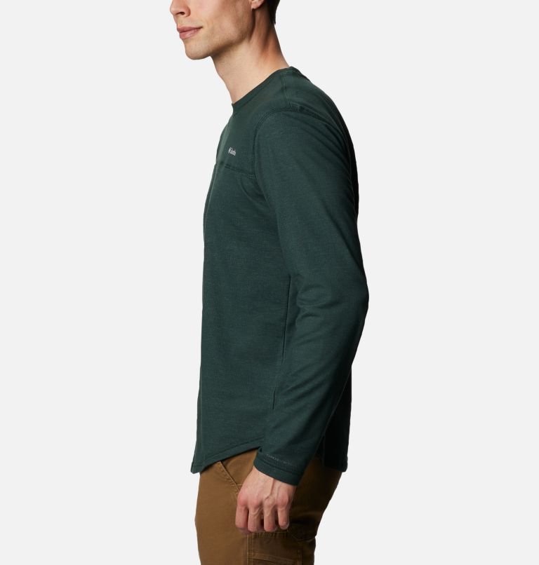 Men's Rugged Ridge Long Sleeve Crew, Color: Spruce Heather, image 3