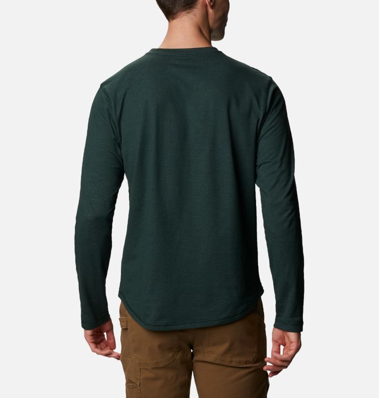 Men's Rugged Ridge Long Sleeve Crew, Color: Spruce Heather, image 2