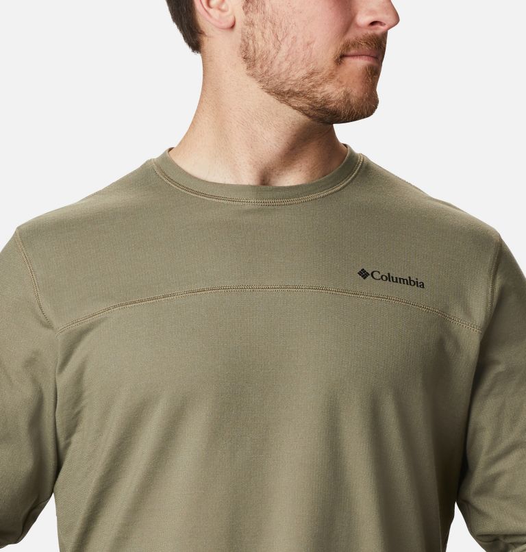 Men's Rugged Ridge Long Sleeve Crew, Color: Stone Green Heather, image 4